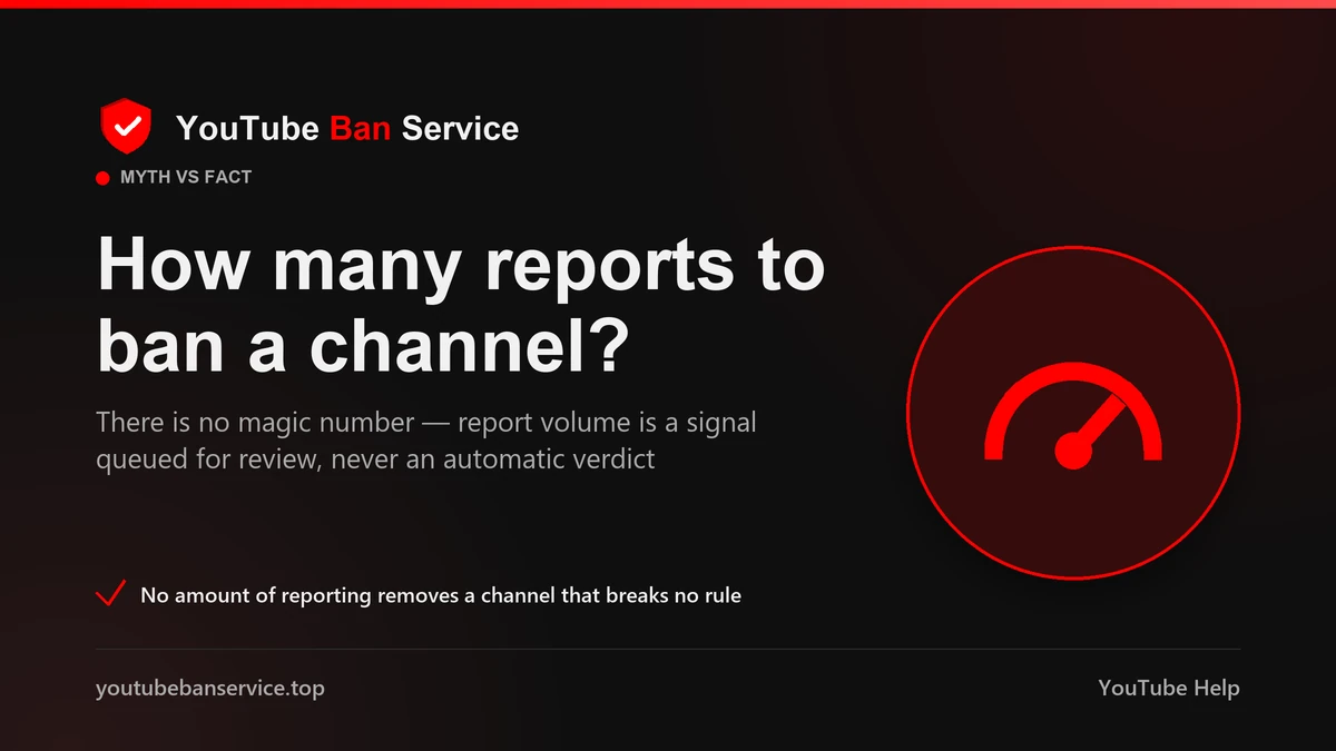 Reporting a YouTube video or comment more than once changes nothing — review checks policy, not the number of reports